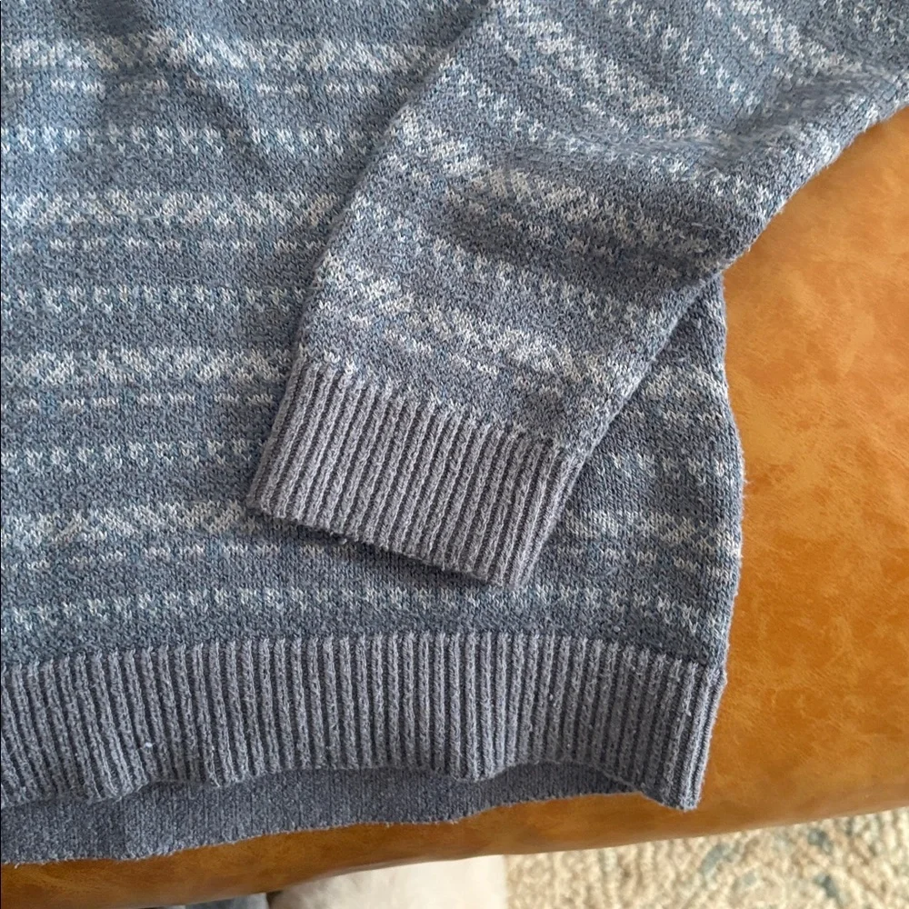 Abercrombie Kids Blue Knit Collared Sweater - Size 9/10